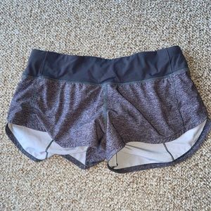 Lululemon shorts grey heather size 4